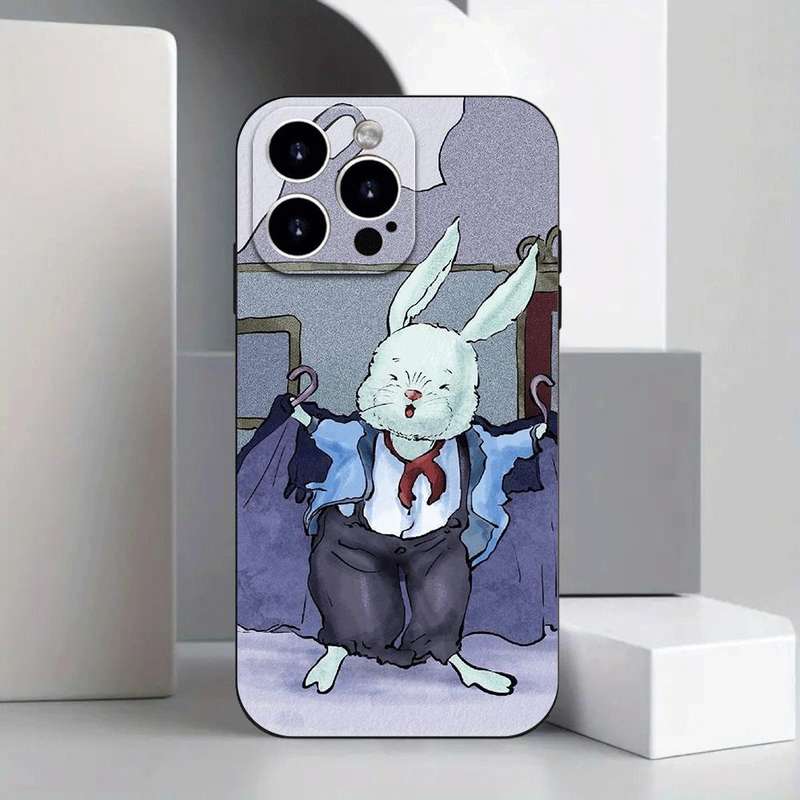 1Pc Black For iPhone 12 TPU Flexible Design Phone Case