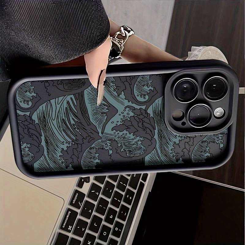 1Pc Black For iPhone 16 Plus Phone Case Phone Cover