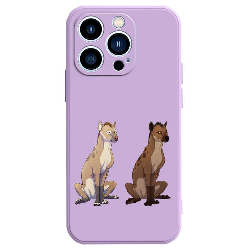 1Pc Blue For iPhone 7 Plus 8 Plus African Wild Dog Phone Case
