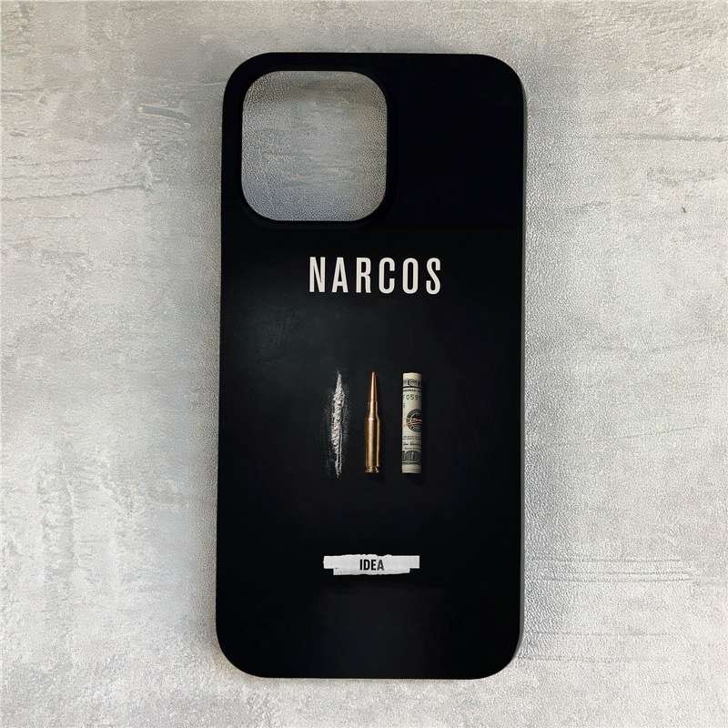 1Pc Black For iPhone 7 Plus 8 Plus Film And Television Phone Case