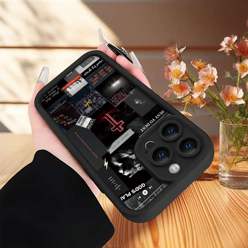 1Pc Black For iPhone 15 Plus Phone Case Phone Cover