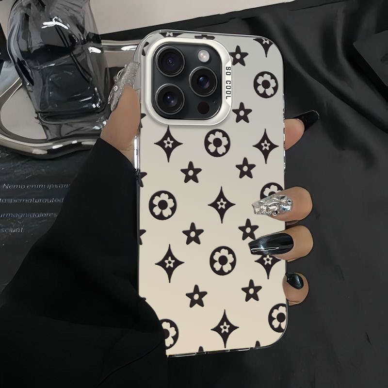 1Pc Mixed Color  For iPhone 14 Pro Max High-End Patterns Phone Case