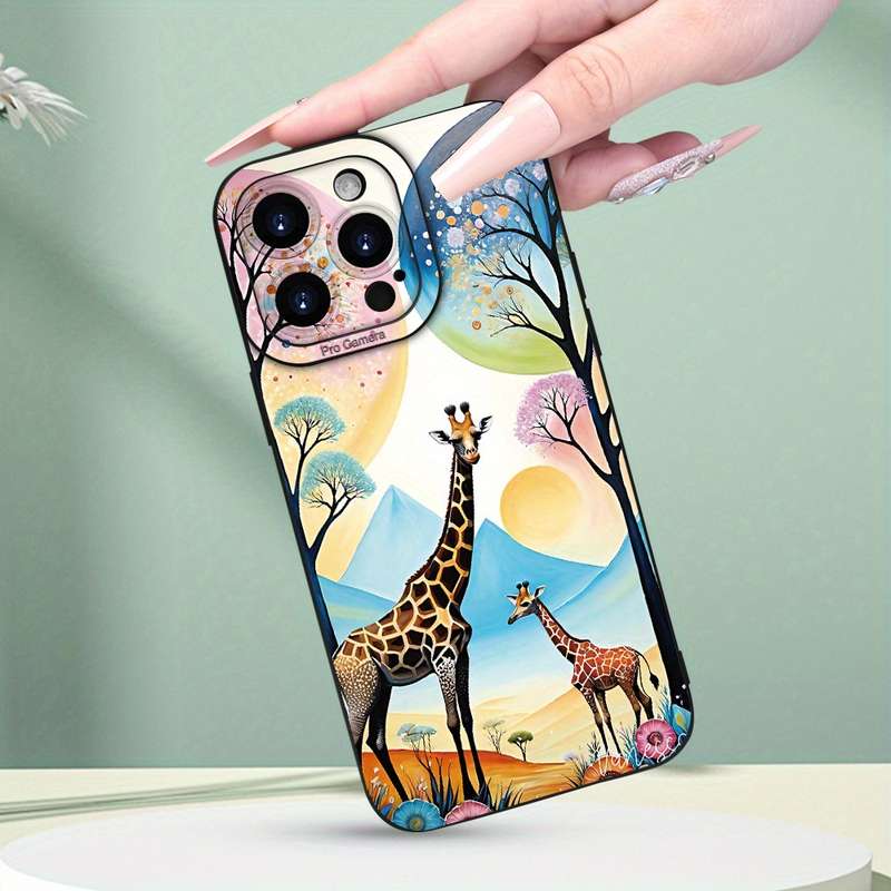 1Pc Black For iPhone XS African Style Phone Case