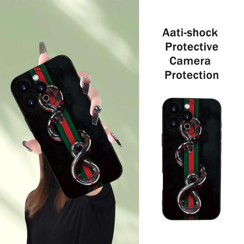1Pc Black For iPhone 15 Pro Max Trendy And Stylish Phone Case