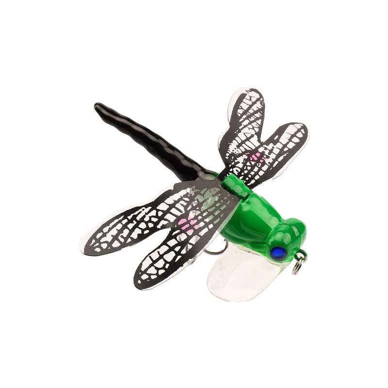 1pc Premium Dragonfly Fly Fishing Lure for Trout Topwater Artificial Bait with Wobbling Actio