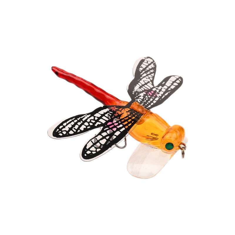 1pc Premium Dragonfly Fly Fishing Lure for Trout Topwater Artificial Bait with Wobbling Actio