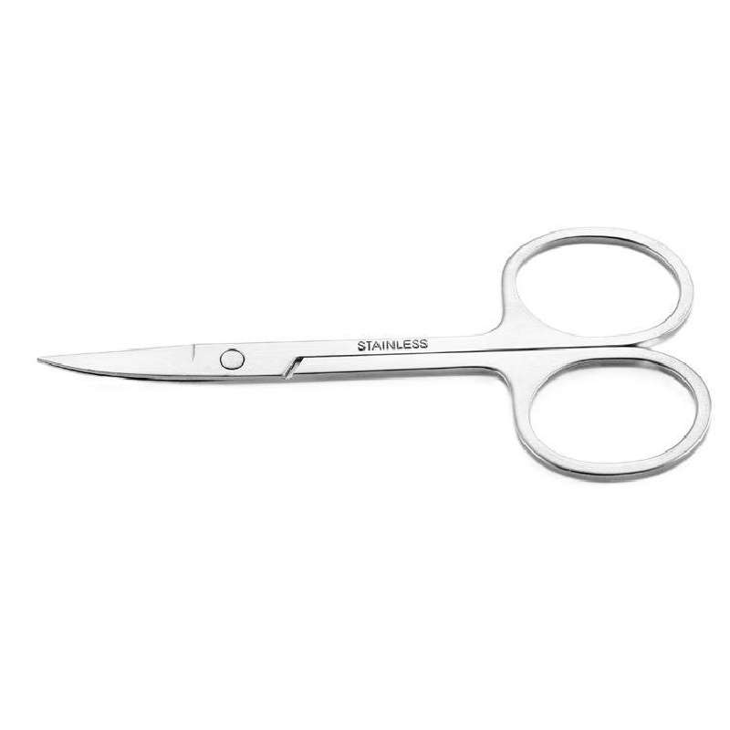 1pc Stainless Steel Eyebrow Trimmer Facial Scissors Unisex Nose Hair and Beard Trimming Shear