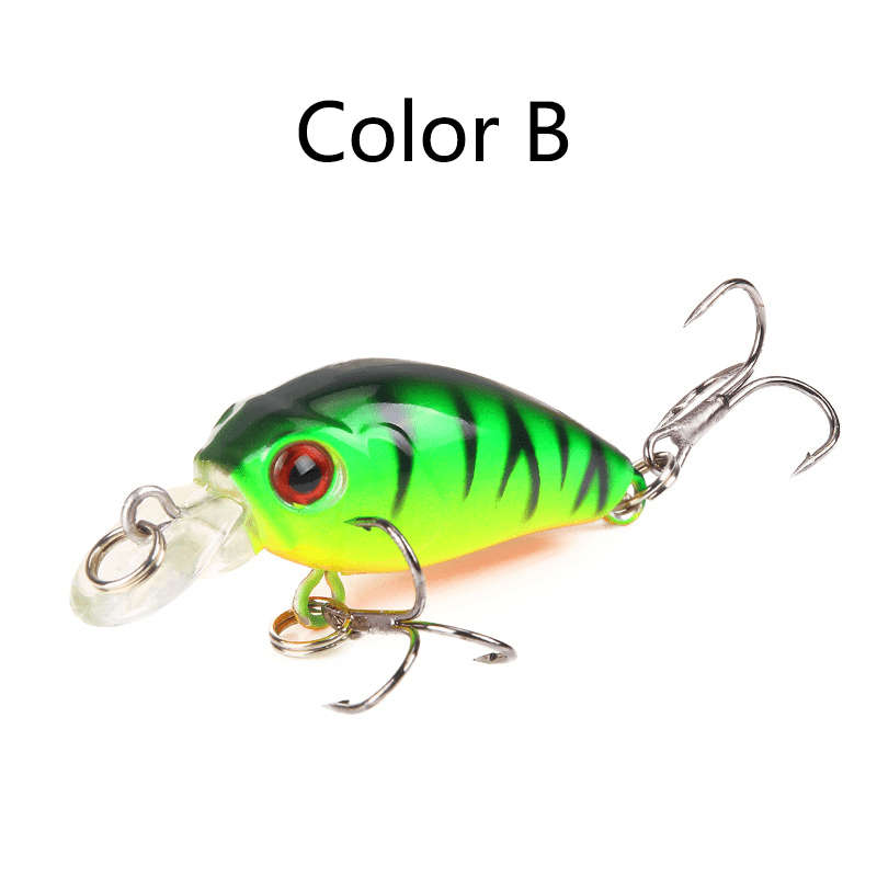 1pc Lua Crankbait Fishing Lure 4.57cm Realistic Imitation Bait Lightweight 3.8g for Freshwat