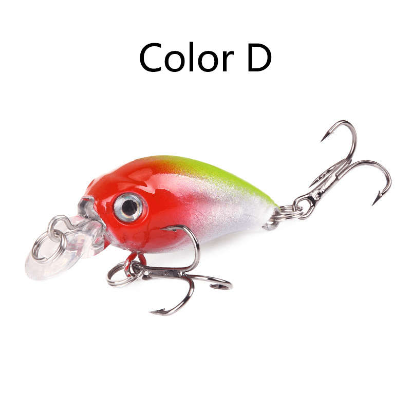 1pc Lua Crankbait Fishing Lure 4.57cm Realistic Imitation Bait Lightweight 3.8g for Freshwat