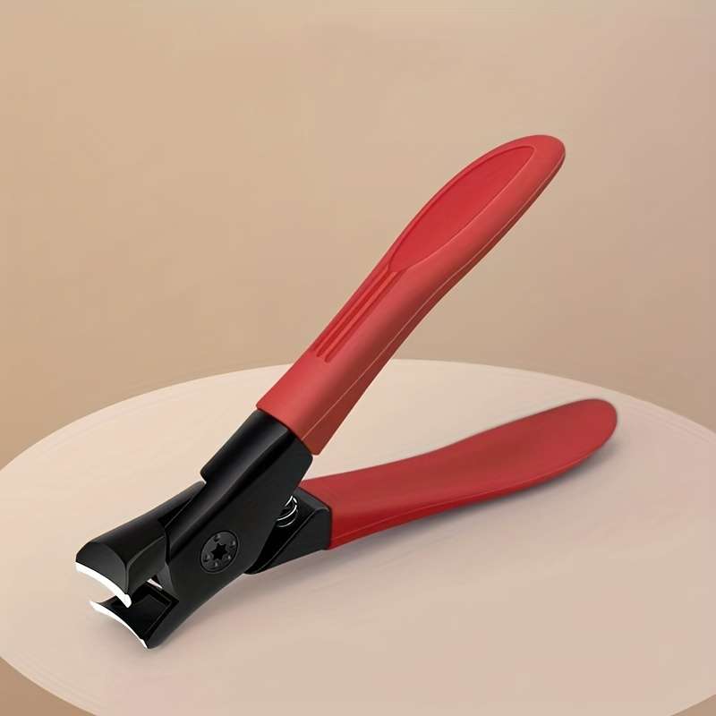 1pc Ergonomic Stainless Steel Nail Clippers with Large Opening Ideal for Thick  Hard Nails