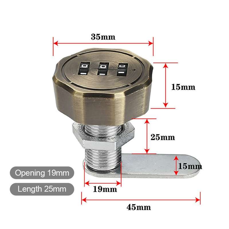 Lock Size 20Mm Style Color 3