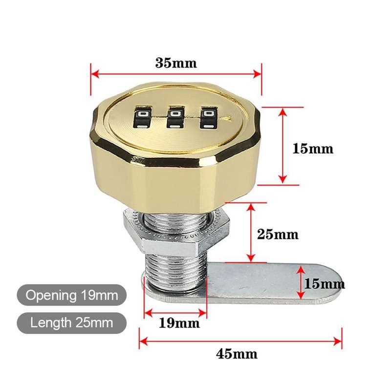 Lock Size 25Mm Style Color 3