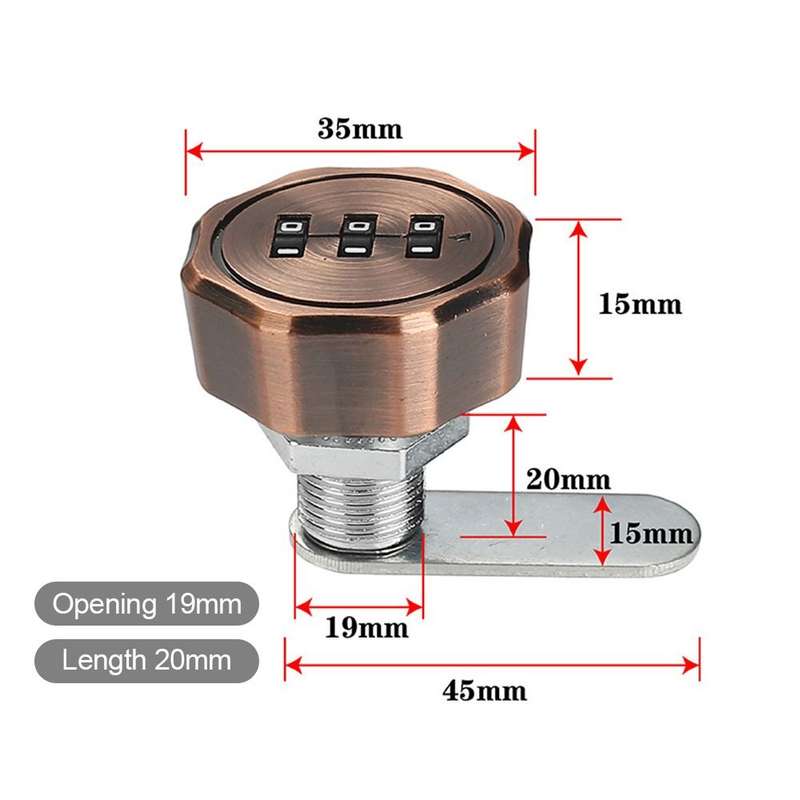 Lock Size 20Mm Style Color 4