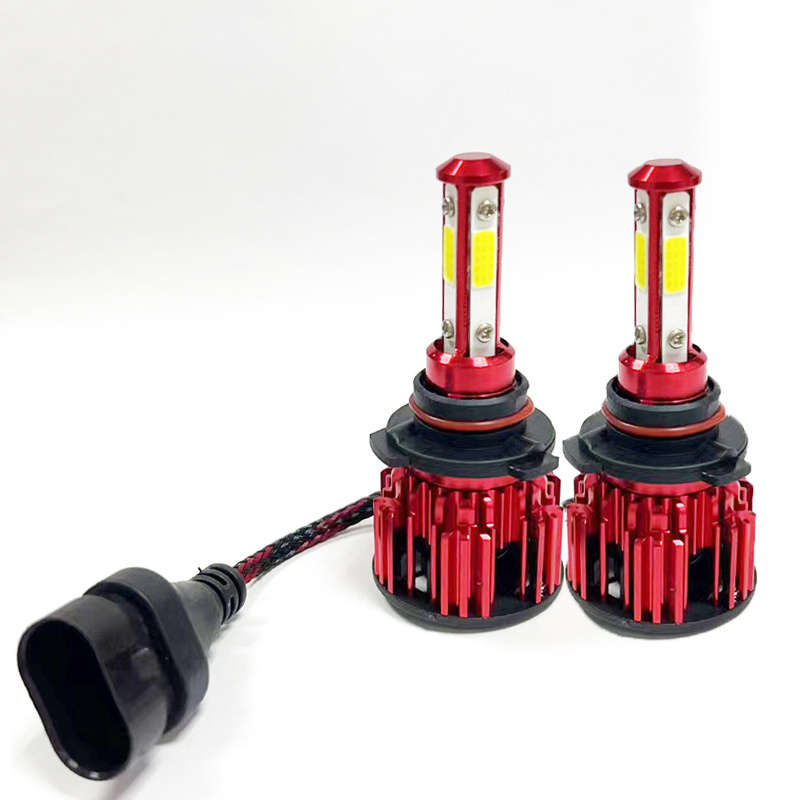 2pcs 9005-HB3-H10-9145 LED Car Headlights High Beam 6000K White Light Durable Aluminu