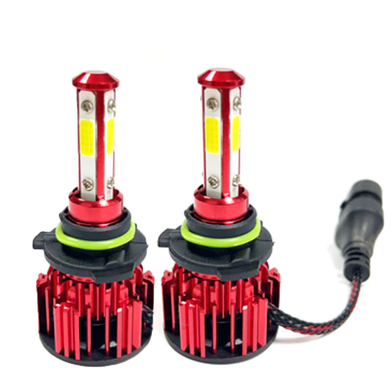 2pcs 9006-HB4 LED Car Headlights High Beam 6000K White Light Durable Aluminum All