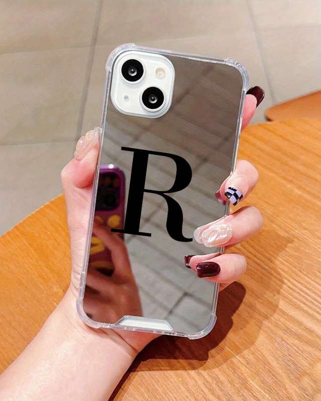 1Pc Transparent For iPhone 7 8 SE2 SE3 R Mirror Phone Case
