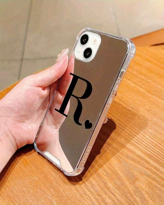 1Pc Transparent For iPhone 7 8 SE2 SE3 R Mirror Phone Case
