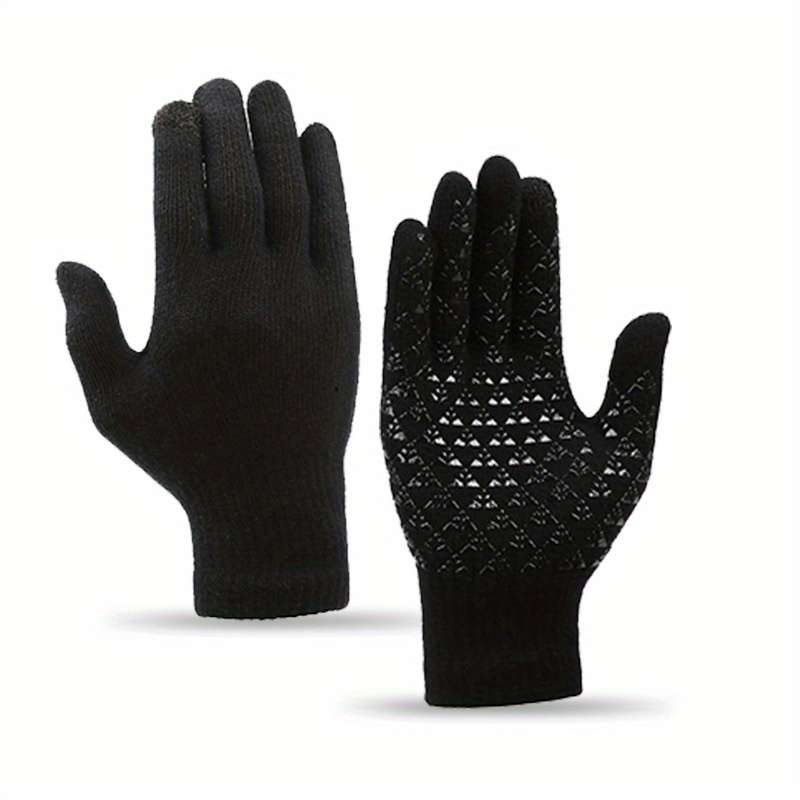 Winter Hat Size One Size Style Red Touch Screen Gloves