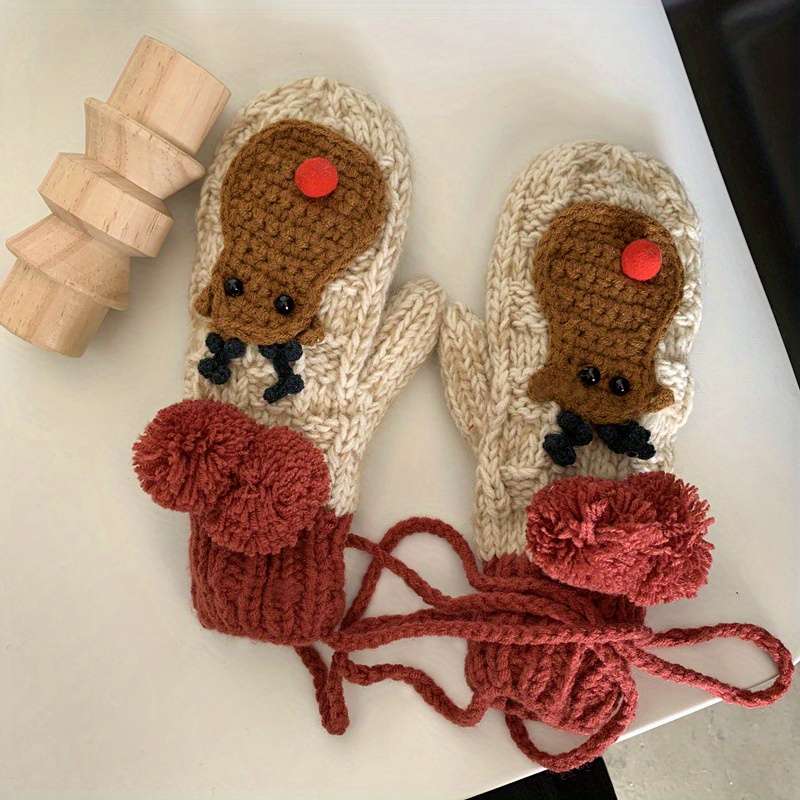 Winter Gloves Color Lake Blue Size One To Size