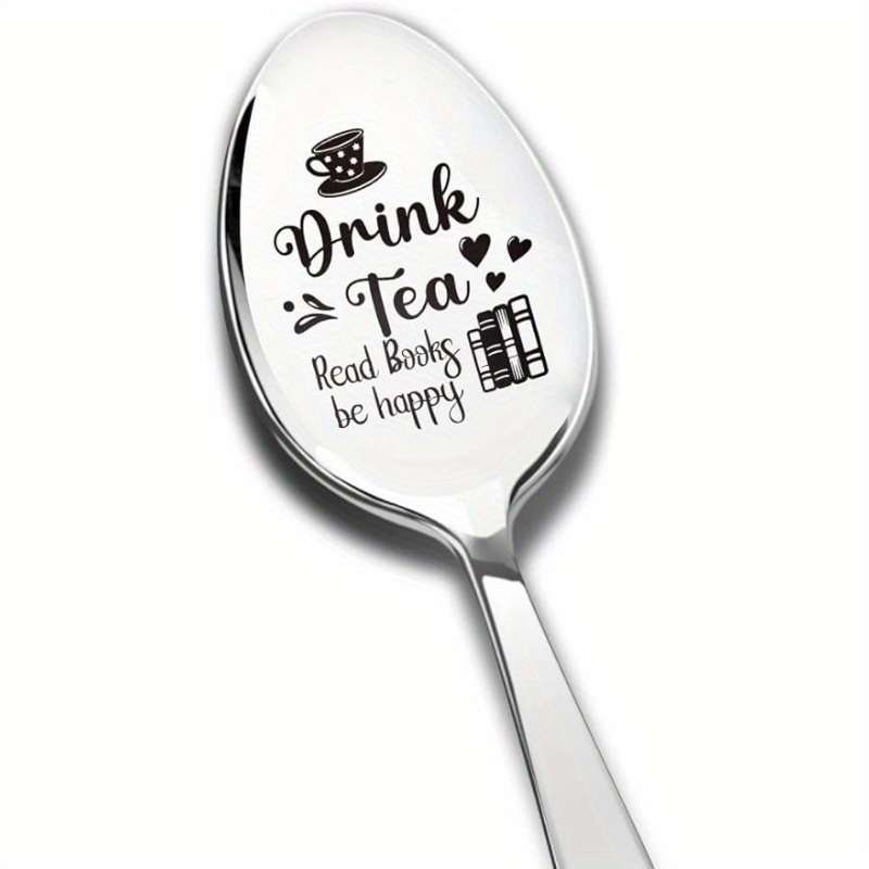 1pc Enjoy The Delightful Combination Of Sipping Tea Immersing In Books And Finding Happiness