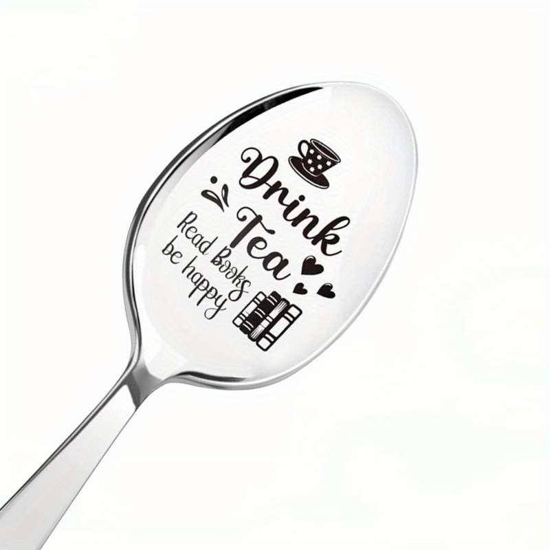 1pc Enjoy The Delightful Combination Of Sipping Tea Immersing In Books And Finding Happiness