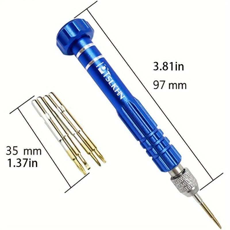 Screwdriver Bit Tool Set Color Blue