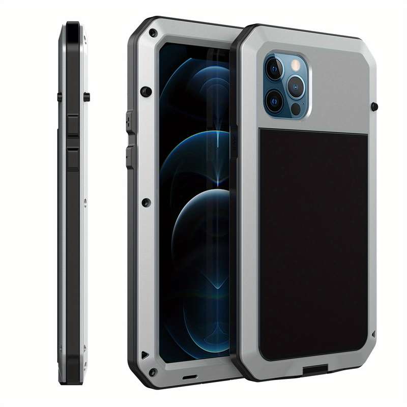 1Pc Light Grey For iPhone 12 Phone Case Phone Cover