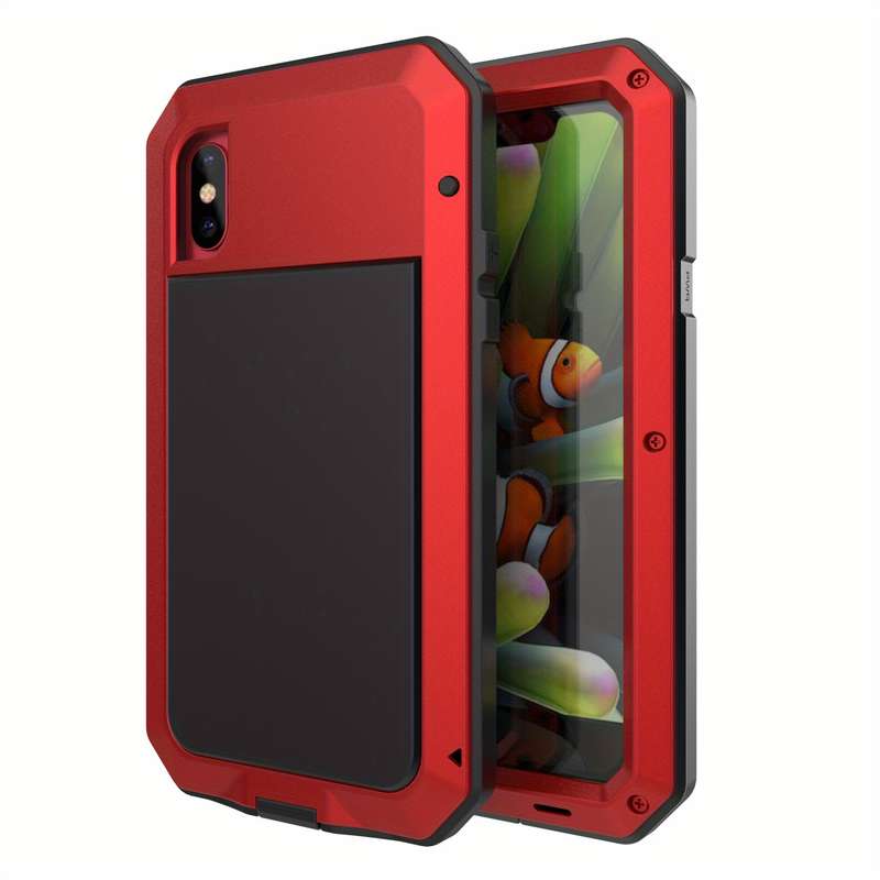 1Pc Red For iPhone X Xs Phone Case Phone Cover