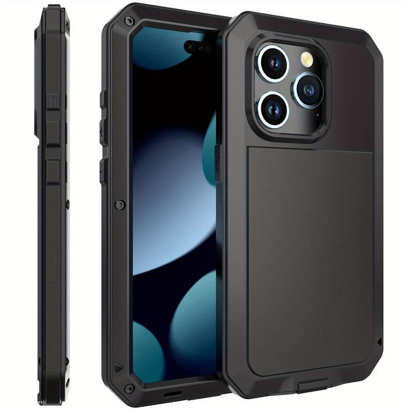 1Pc Black For iPhone 15 Pro Phone Case Phone Cover