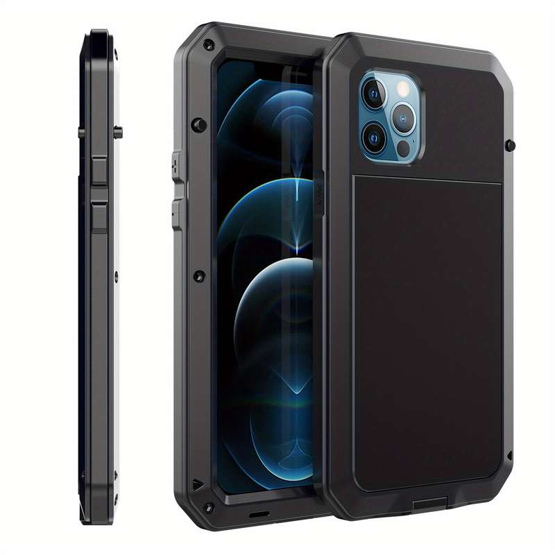 1Pc Black For iPhone 12 Phone Case Phone Cover