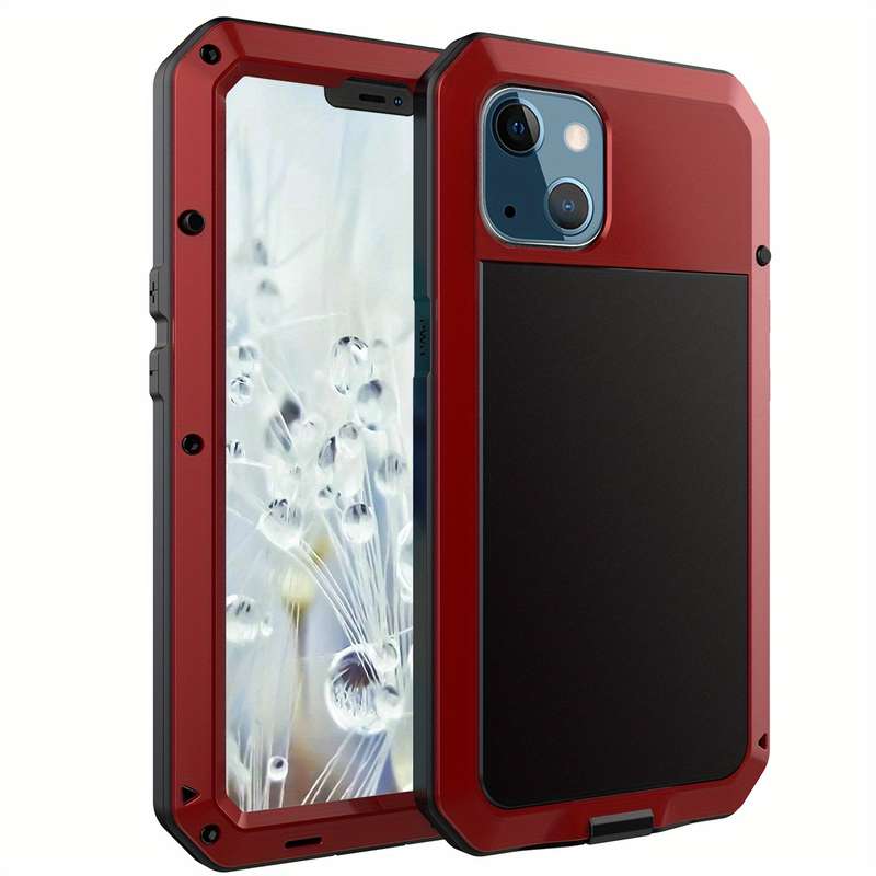1Pc Red For iPhone 13 Phone Case Phone Cover