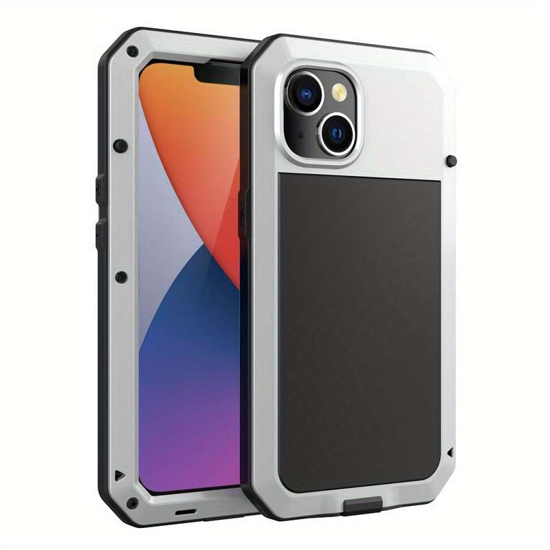 1Pc Light Grey For iPhone 14 Phone Case Phone Cover
