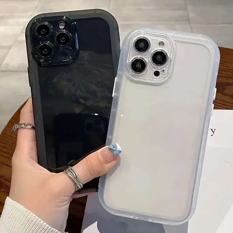 1Pc Transparent For iPhone 12 Pro Max Phone Case Phone Cover