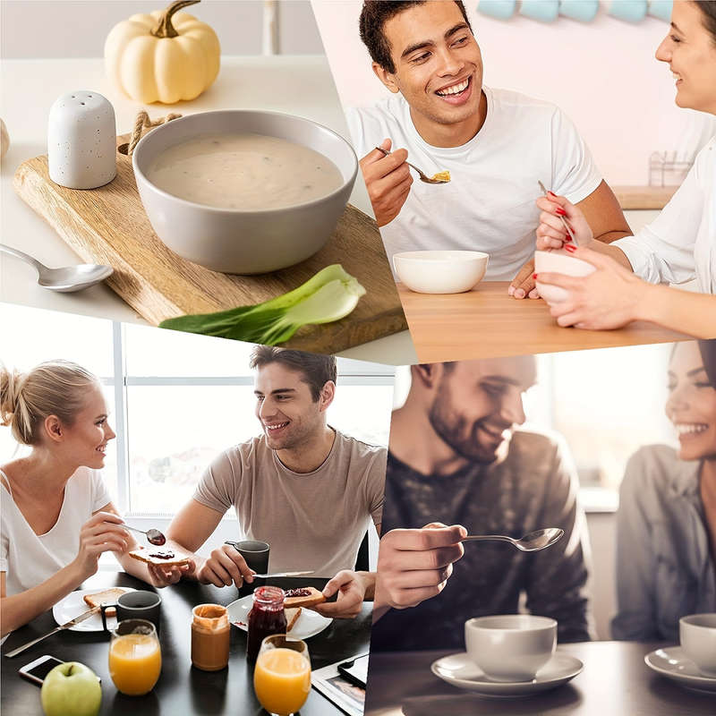 1pc Engraved Stainless Steel Spoon with Rose Design  A Mother's Love is the Heart of a Family