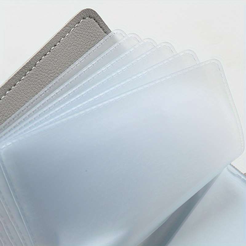 1pc Vintage Bookshelf Cat Print Slim Card Holder with 24 Slots Stylish Synthetic Leather Credit C