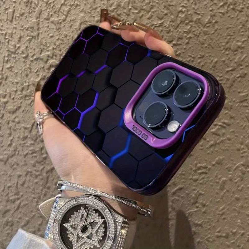 1Pc Purple For iPhone 7 8 Se2 Se3 Phone Case Phone Cover