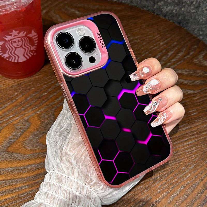 1Pc Purple For iPhone 7 8 Se2 Se3 Phone Case Phone Cover