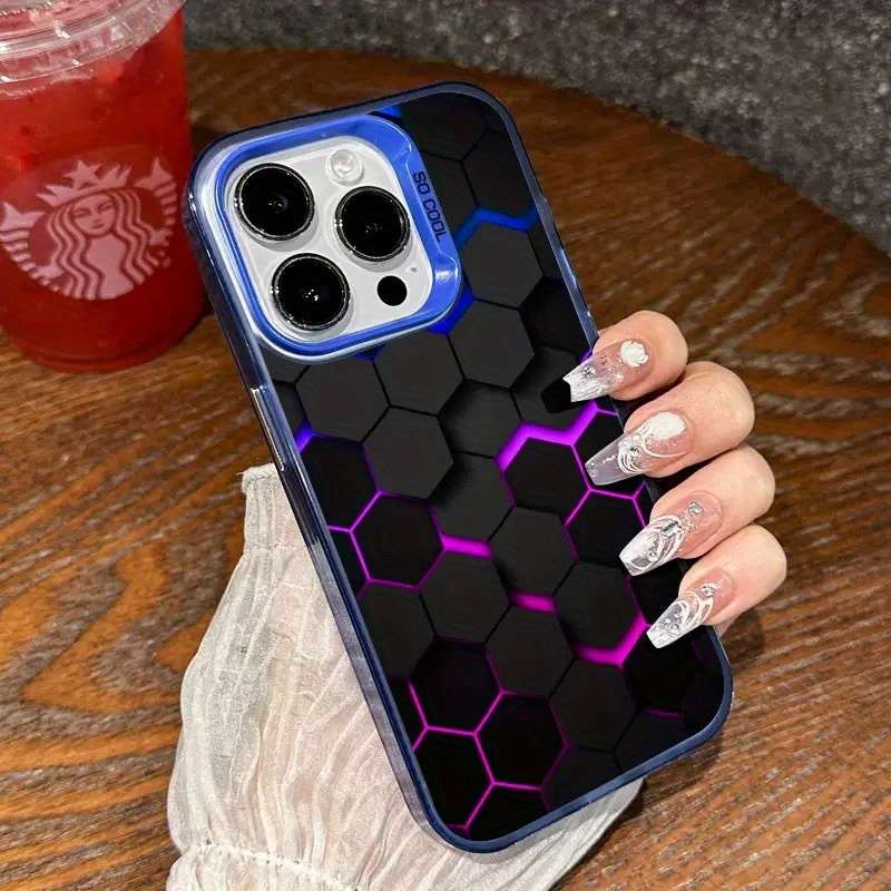 1Pc Purple For iPhone 7 8 Se2 Se3 Phone Case Phone Cover