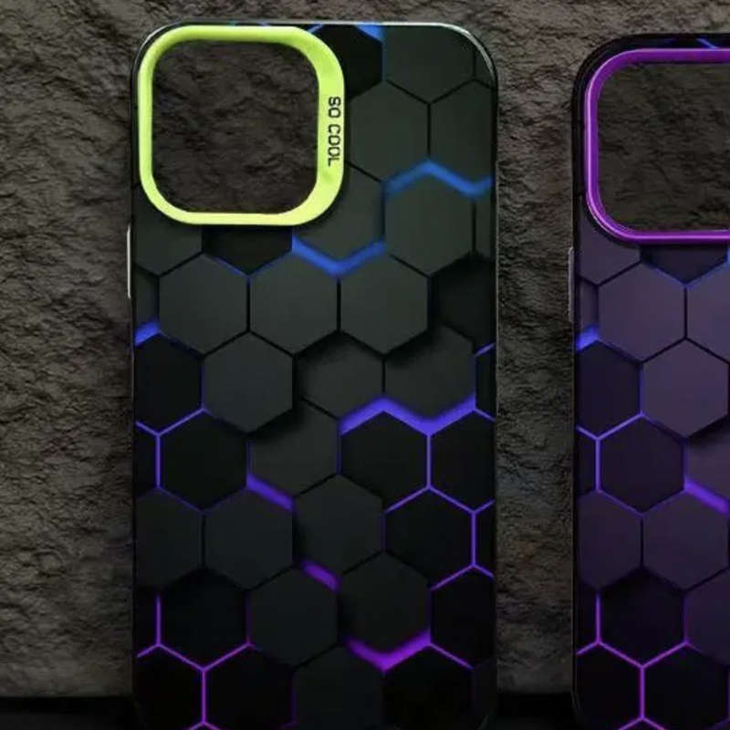 1Pc Purple For iPhone 7 8 Se2 Se3 Phone Case Phone Cover