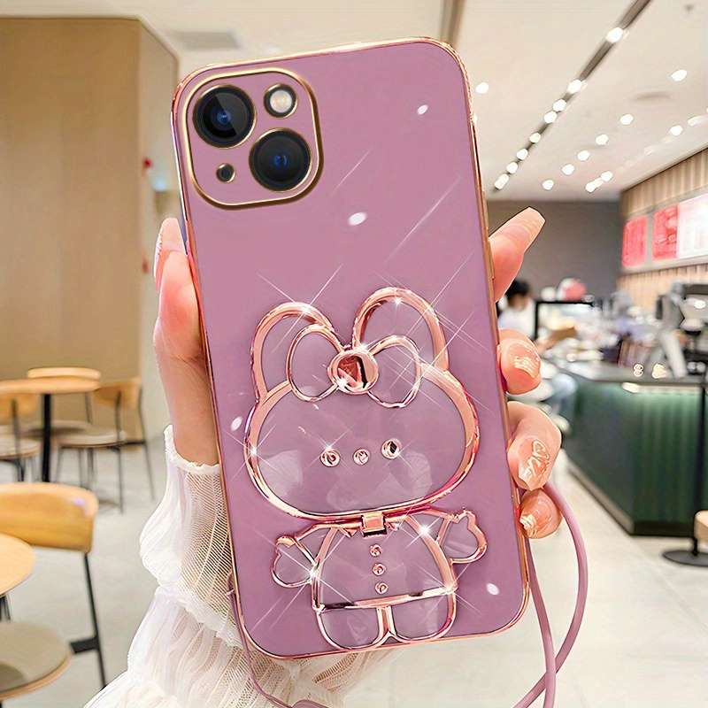 1Pc Purple For iPhone 13 Phone Case Phone Cover