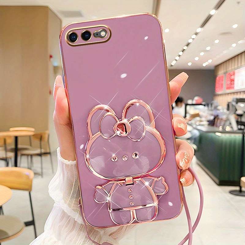 1Pc Purple For iPhone 7 Plus 8 Plus Phone Case Phone Cover