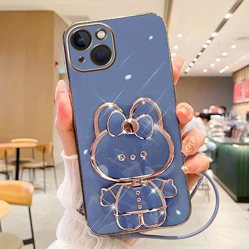1Pc Blue For iPhone 13 Phone Case Phone Cover