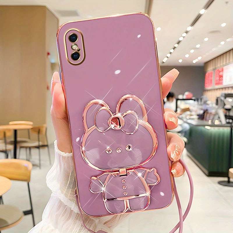 1Pc Purple For iPhone X Xs Phone Case Phone Cover