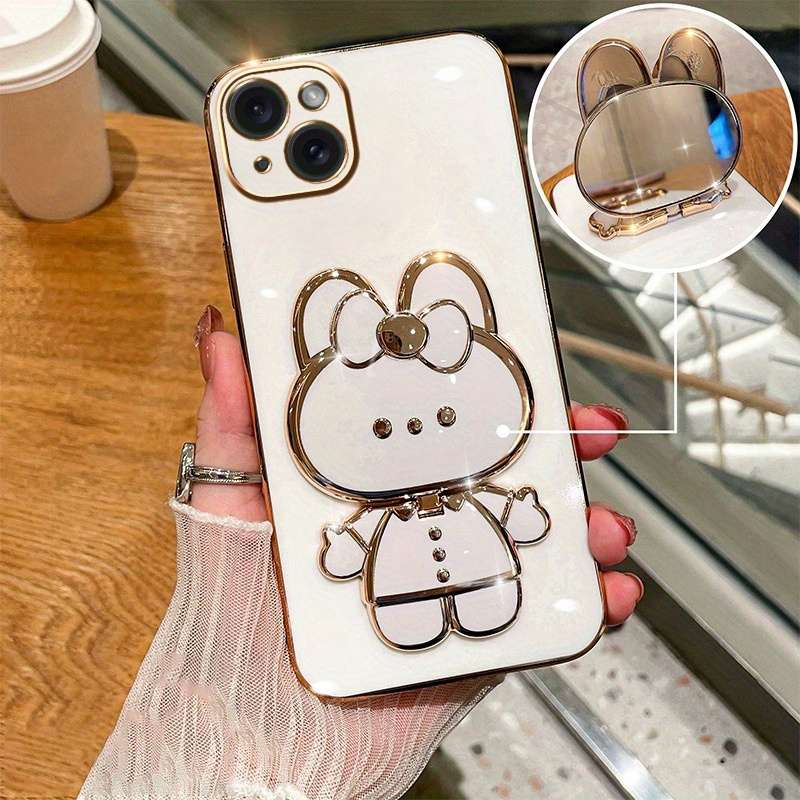 1Pc White For iPhone 15 Plus Phone Case Phone Cover