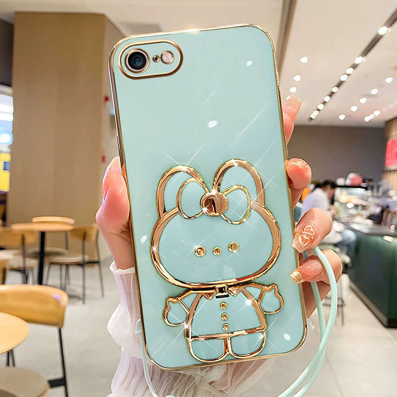 1Pc Green For iPhone 7 8 Se2 Se3 Phone Case Phone Cover