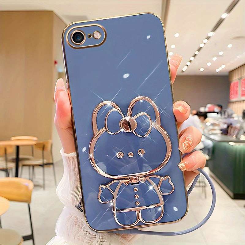 1Pc Blue For iPhone 7 8 Se2 Se3 Phone Case Phone Cover