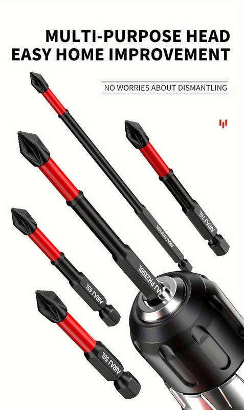 Screwdriver Bit Tool Set Color Counter Slip Screwdriver Assembly
