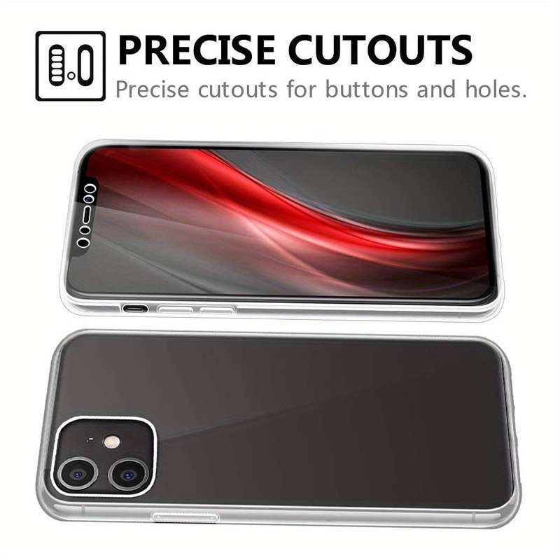 1pc For iPhone 16 Plus Full Body Protective Case