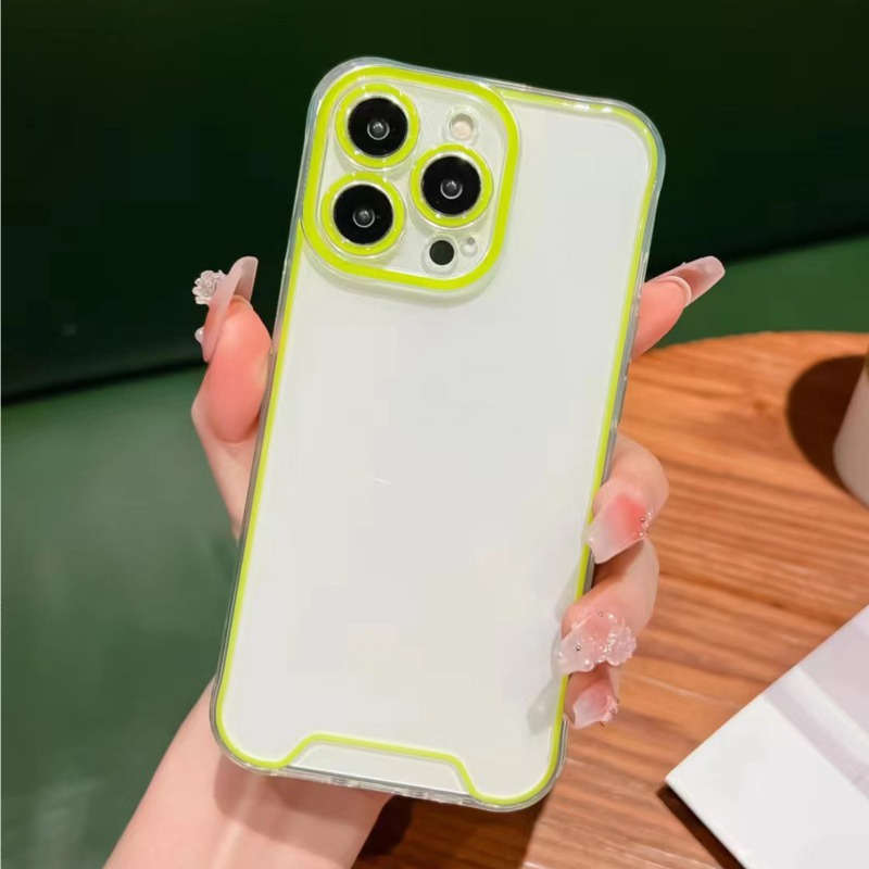 1Pc Pink Red For iPhone 13 Phone Case Phone Cover