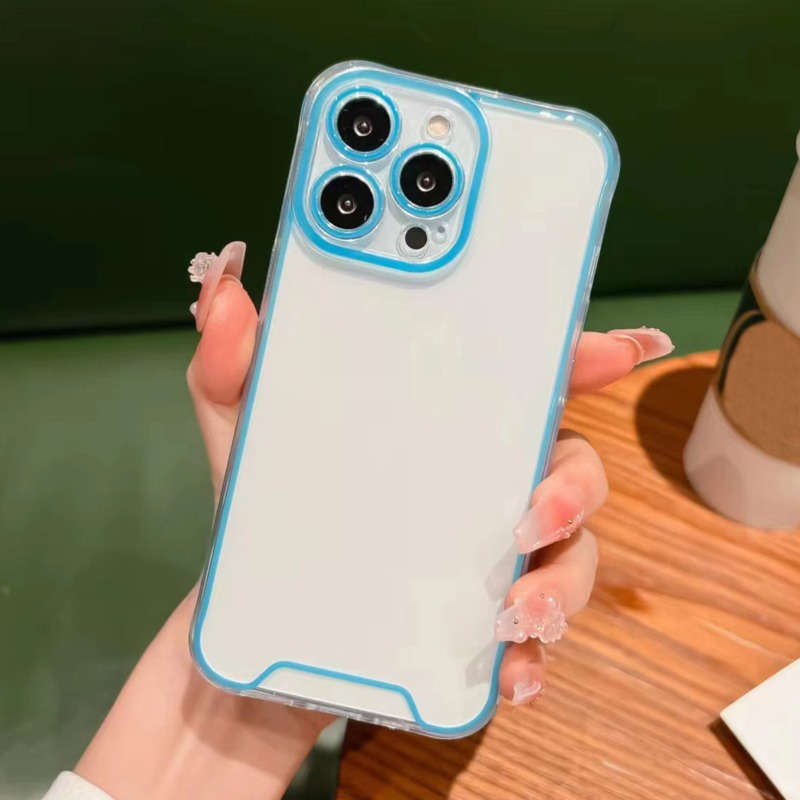 1Pc Pink Red For iPhone 13 Phone Case Phone Cover